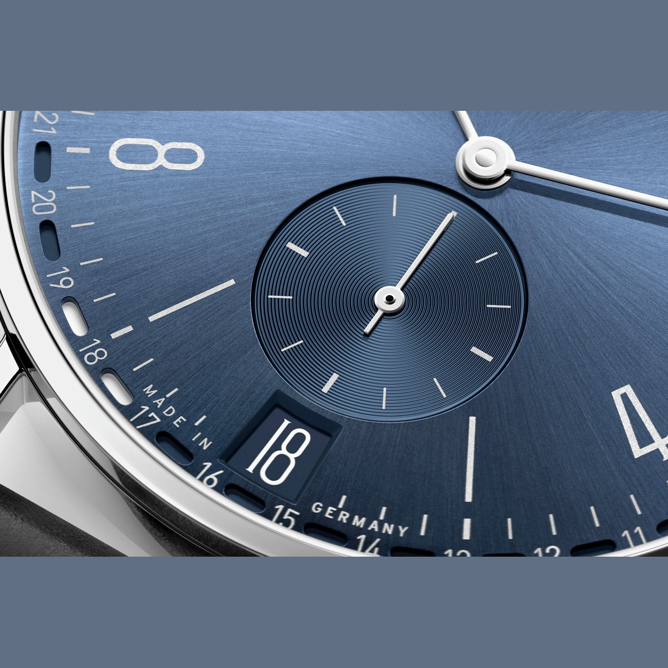 NOMOS Glashütte Tangente 2date blue