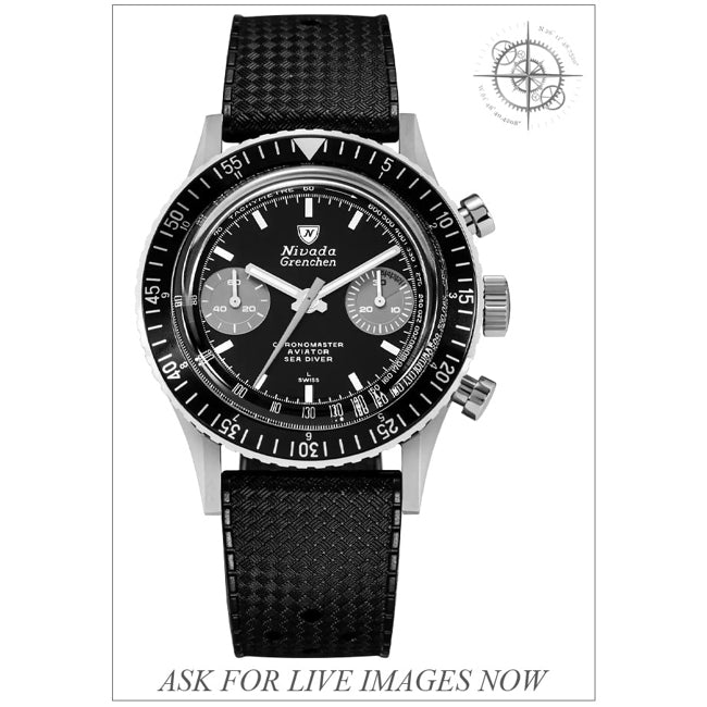 Nivada Grenchen 86012WM01 Chronomaster White Orange Boy Manual