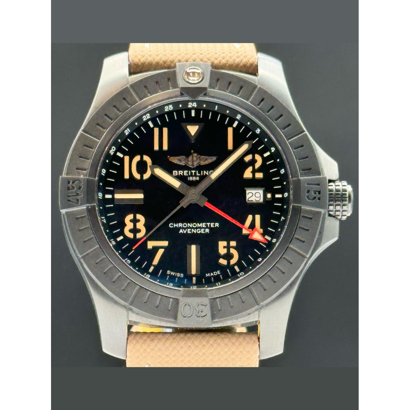 Breitling V32395101131X3 Avenger Automatic GMT 45