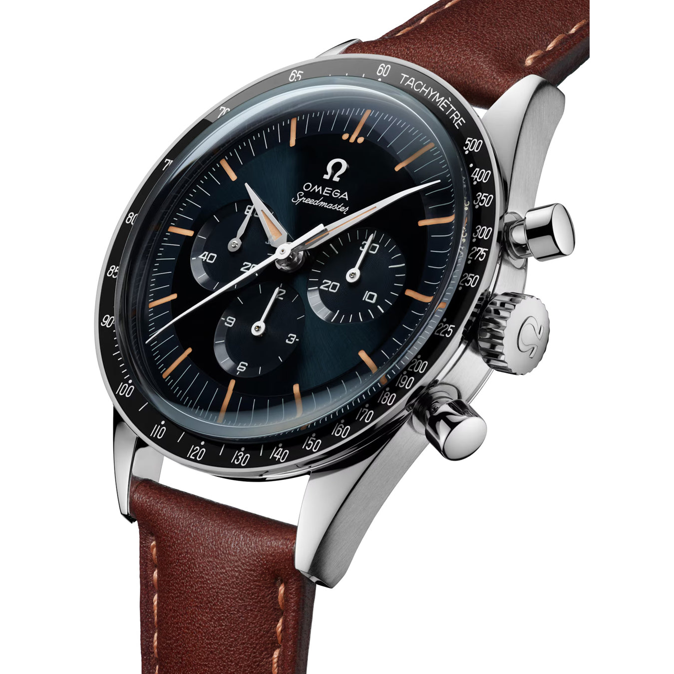 Omega Speedmaster First OMEGA in Space "FOIS" 310.32.40.50.06.002 on Brown Leather Strap