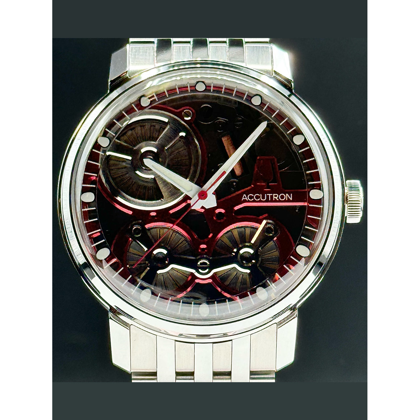 Accutron 2ES6A008 Spaceview 2020 X Redbar