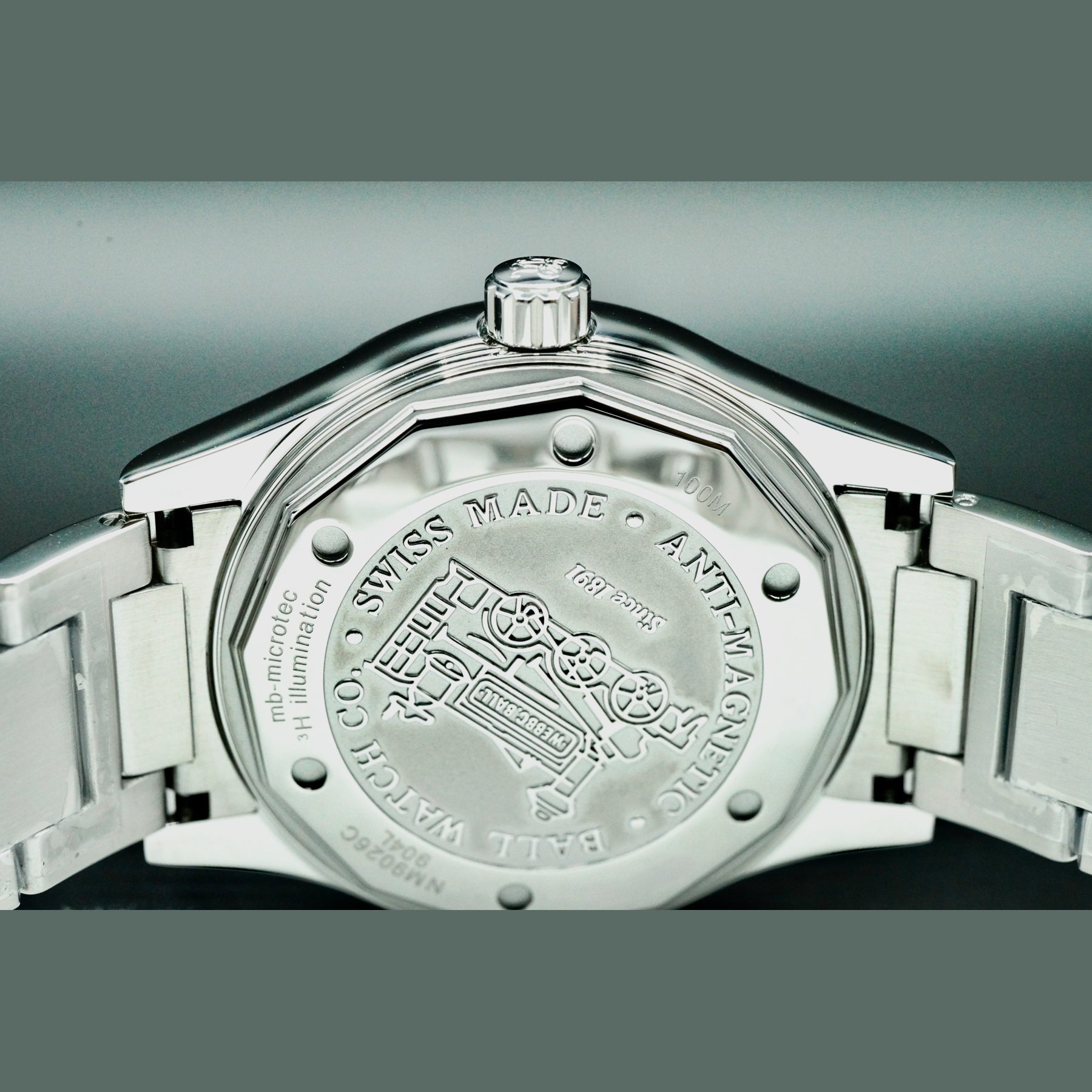 Ball Engineer III Marvelight Chronometer Burgundy Red 40mm NM9026C-S27C-RDR Rainbow Tubes