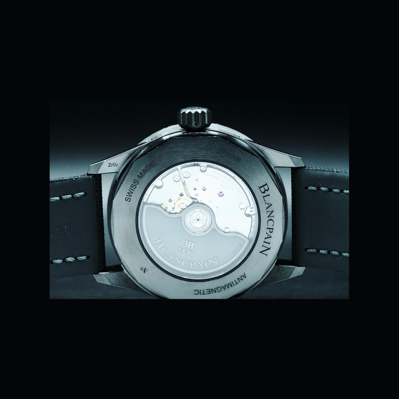 Blancpain 5054 0153 B52A Fifty Fathoms Bathyscaphe Quantieme Complet Phases de Lune Sunburst Green Dial