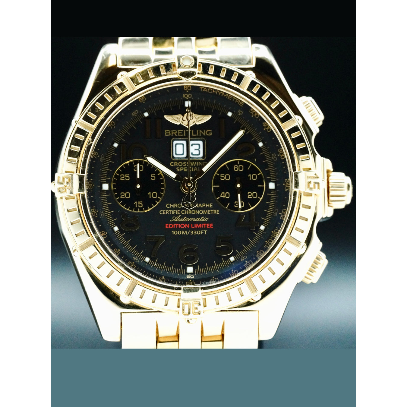 Breitling K44356 Crosswind Special 18k Gold
