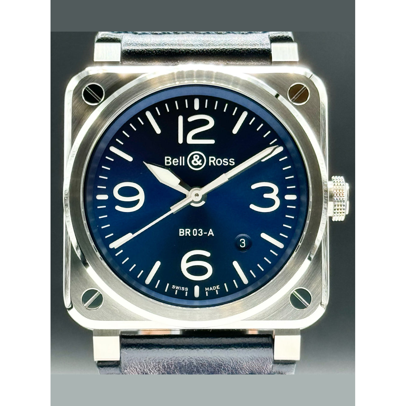 Bell & Ross BR03A-BLU-ST/SCA BR 03 Blue Steel