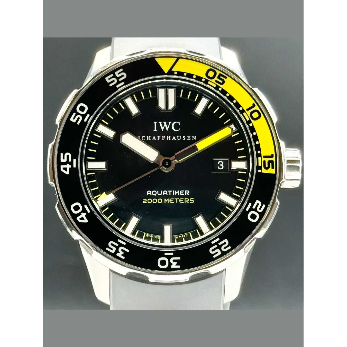 IWC IW353804 Aquatimer Automatic 2000 Black Dial Titanium 42mm