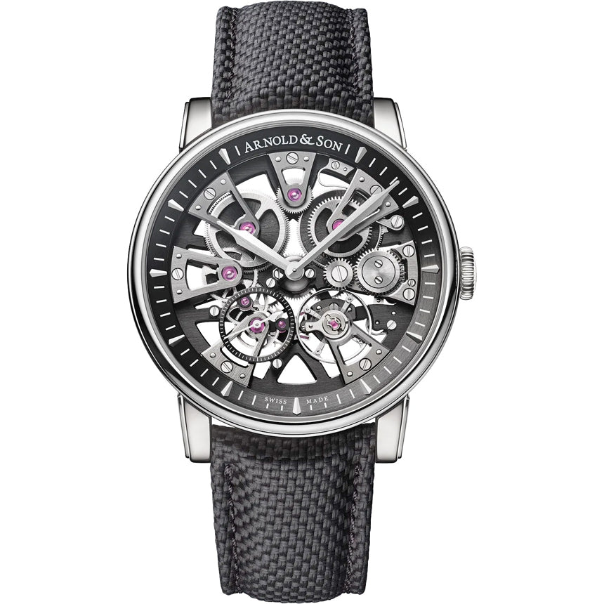 Arnold & Son Nebula 41.5 Steel on Strap 1NEAS.B05A.K003S