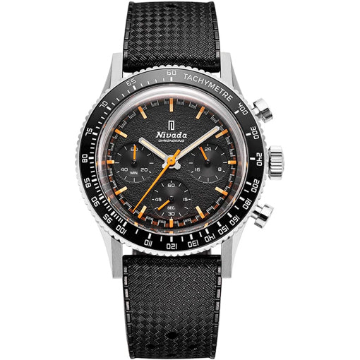 Nivada Grenchen 87040Q01 Chronoking Mecaquartz - Inter.Bezel on Strap