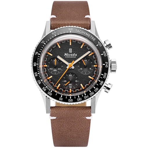 Nivada Grenchen 87040Q14 Chronoking Mecaquartz - Inter.Bezel on Strap