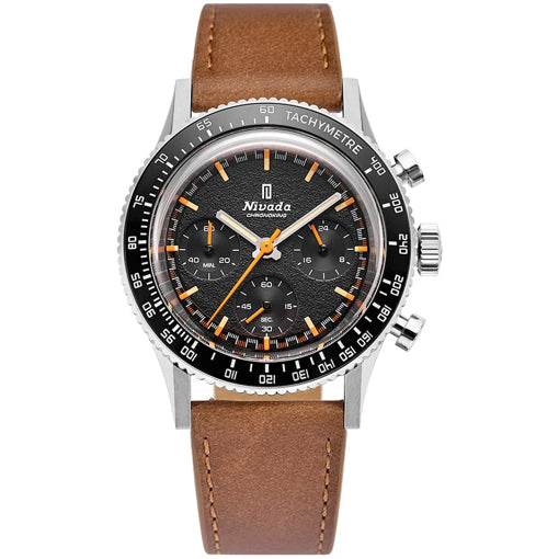 Nivada Grenchen 87040Q16 Chronoking Mecaquartz - Inter.Bezel on Strap