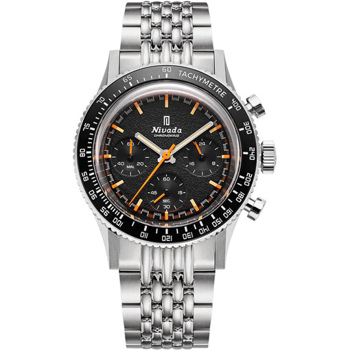 Nivada Grenchen 87040Q04 Chronoking Mecaquartz - Inter.Bezel on Bracelet