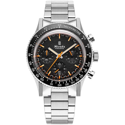 Nivada Grenchen 87040Q20 Chronoking Mecaquartz - Inter.Bezel on Bracelet