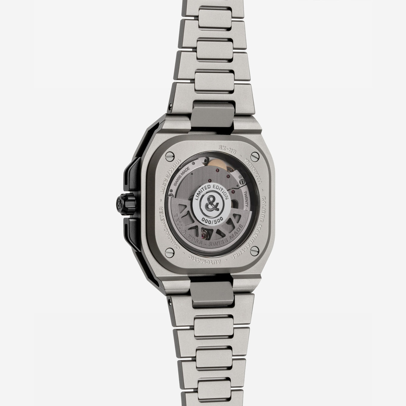Bell & Ross BRX5R-RAC-TI/STI BR-X5 Racing Black Titanium Strap