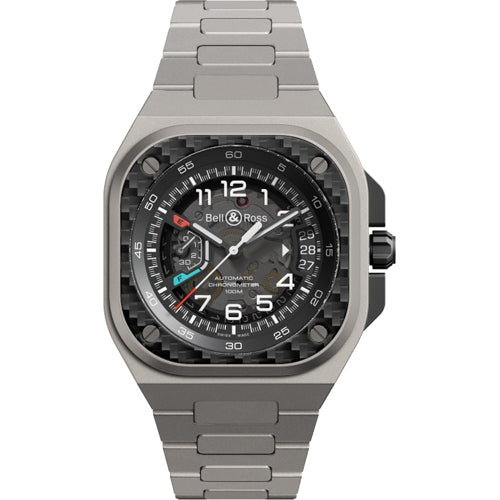 Bell & Ross BRX5R-RAC-TI/STI BR-X5 Racing Black Titanium Strap