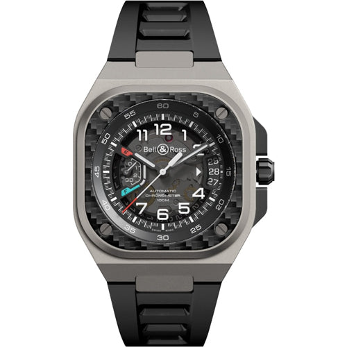 Bell & Ross BRX5R-RAC-TI/SRB BR-X5 Racing Black Rubber Strap