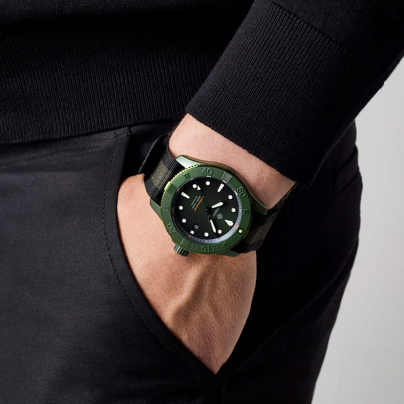 Bremont SM43-DT-GNCER-GN-N-S Supermarine Full Ceramic, Jungle Green, Limited Edition