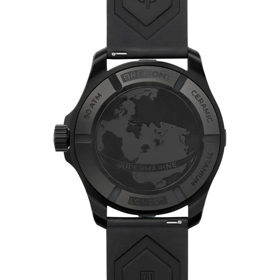 Bremont SM43-DT-BKCER-BK-R-S Supermarine Full Ceramic, Tactical Black