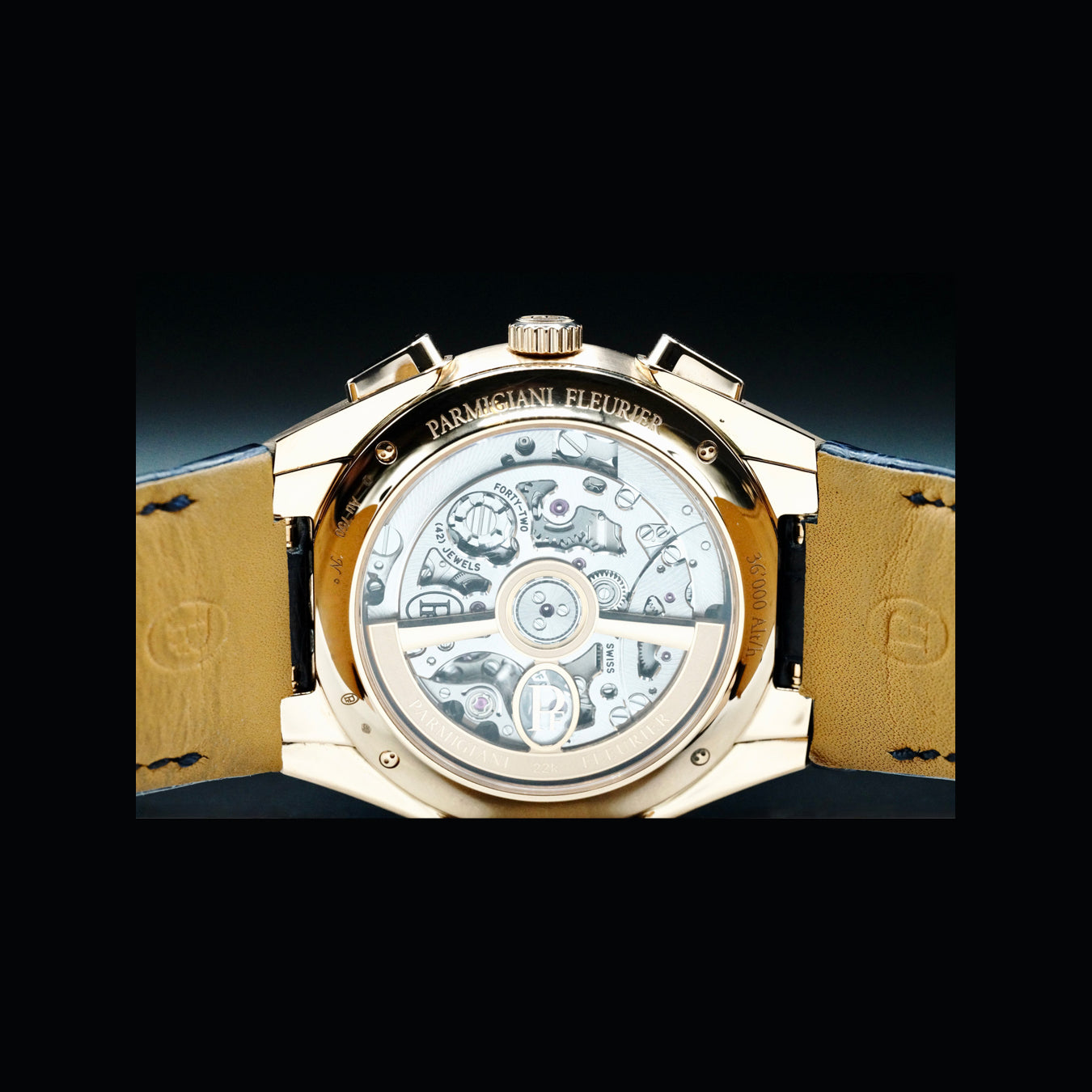 Parmigiani Fleurier Tonda PF Chronograph Milano Blue Alligator