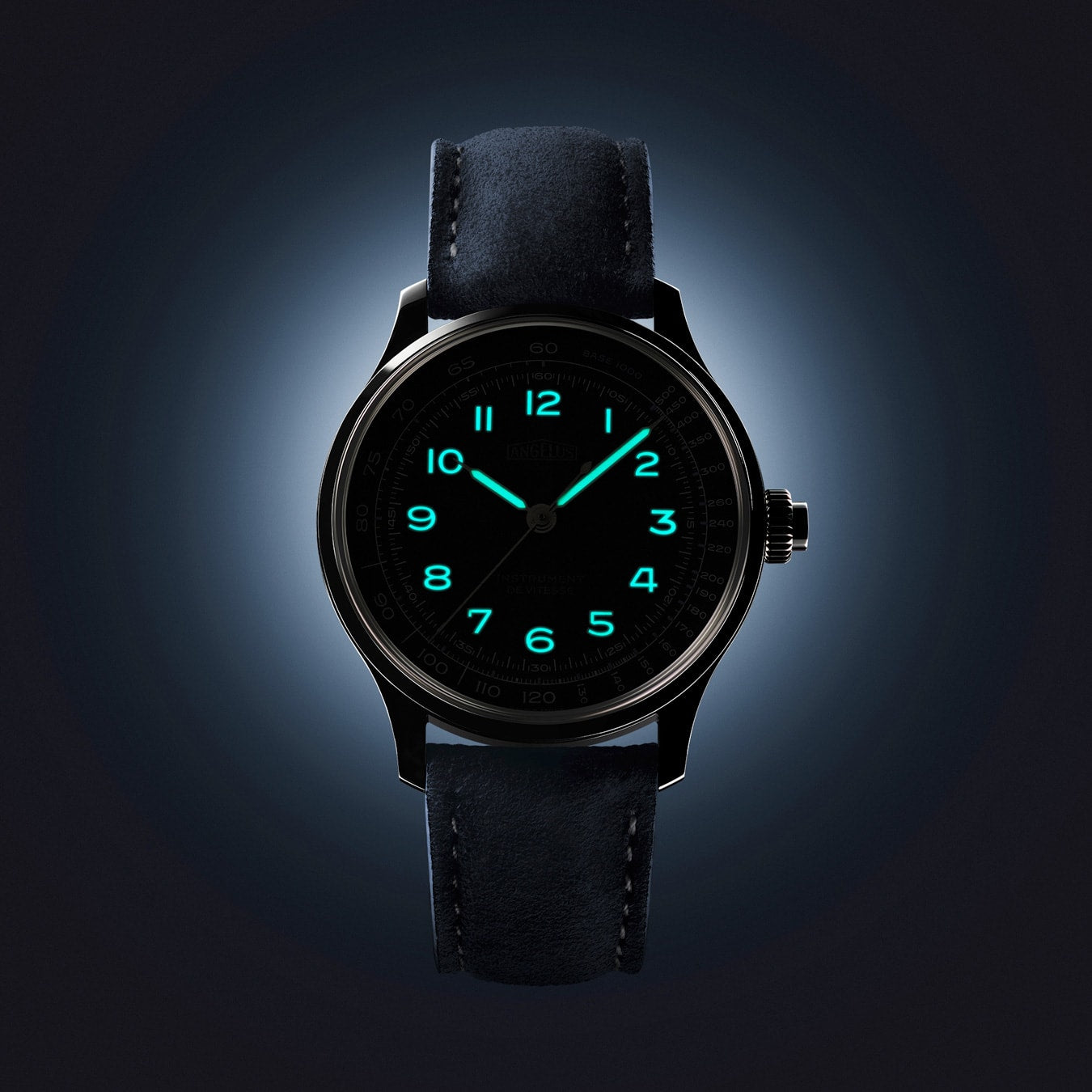 Angelus 0CHBS.U01A.V010S Instrument De Vitesse Blue