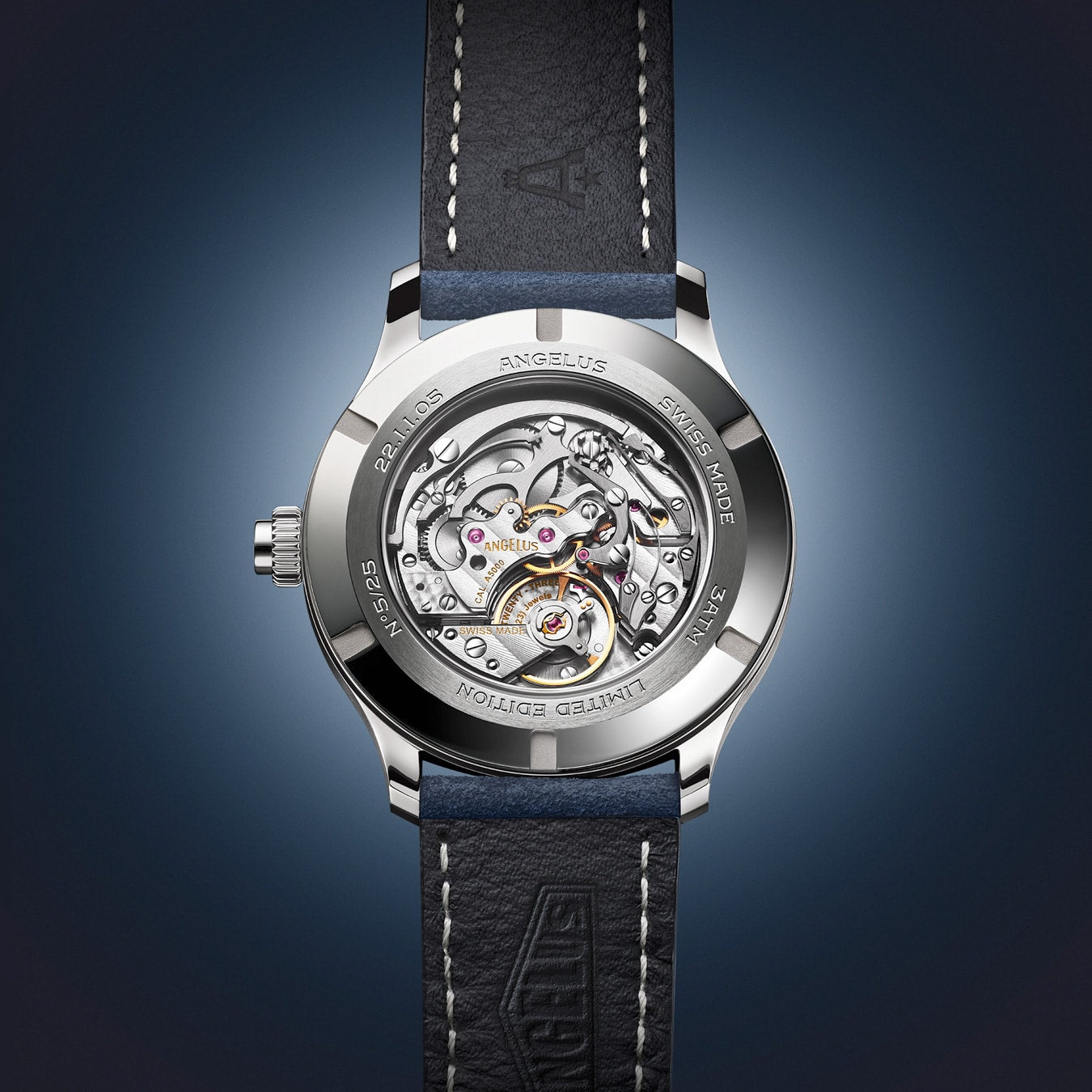 Angelus 0CHBS.U01A.V010S Instrument De Vitesse Blue