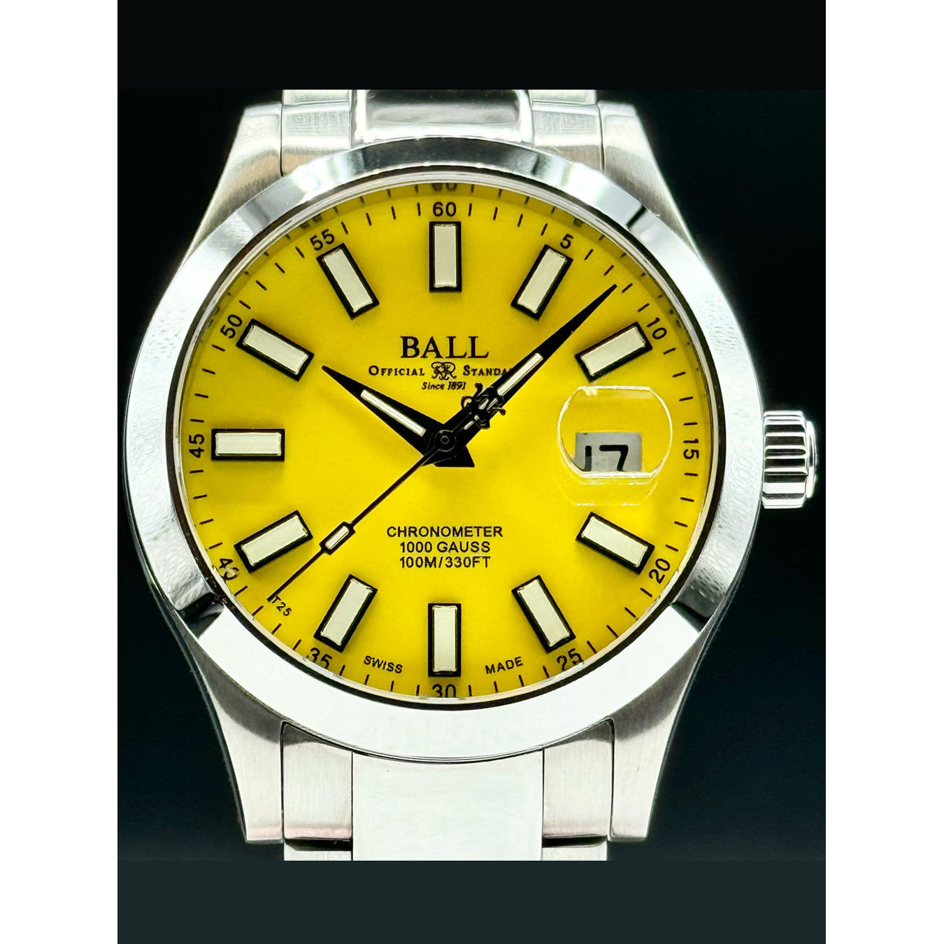 Ball NM9026C-S39CJ-YE Engineer III Marvelight Chronometer Yellow Dial Limited Edition of 100 Pieces