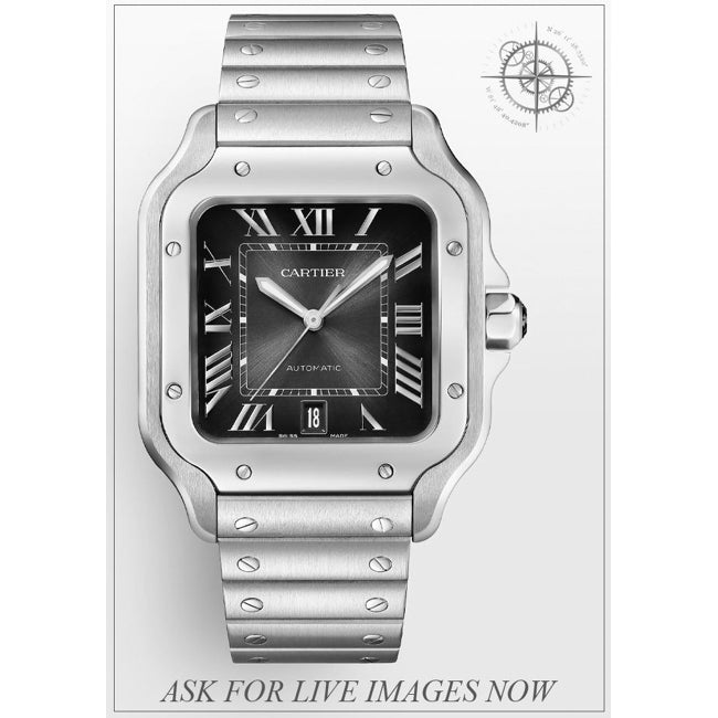 Cartier WSSA0064 Santos Steel Brown Dial 40mm