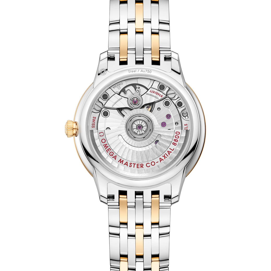 Omega 434.25.34.20.58.001 De Ville Prestige 34mm Yellow Gold on Steel