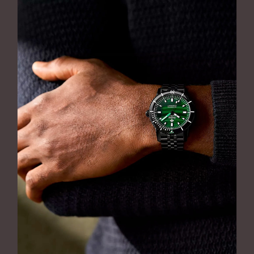Zodiac ZO9314 Compression Diver Green Malachite Dial