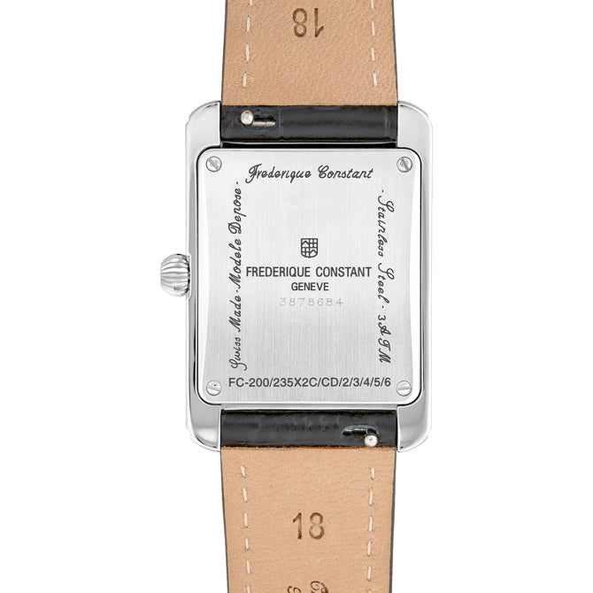 Frederique Constant FC-235S2C6 Classics Carrée Ladies Silver Dial