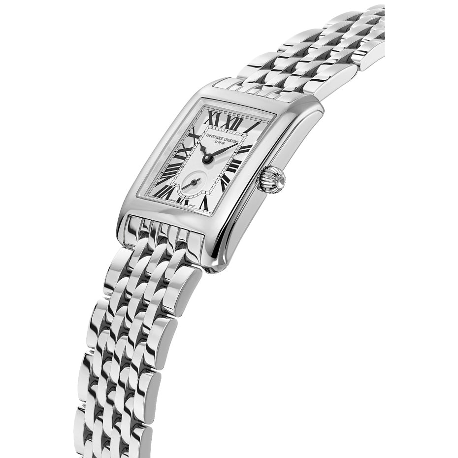 Frederique Constant FC-235S2C6B Classics Carrée Ladies Silver Dial