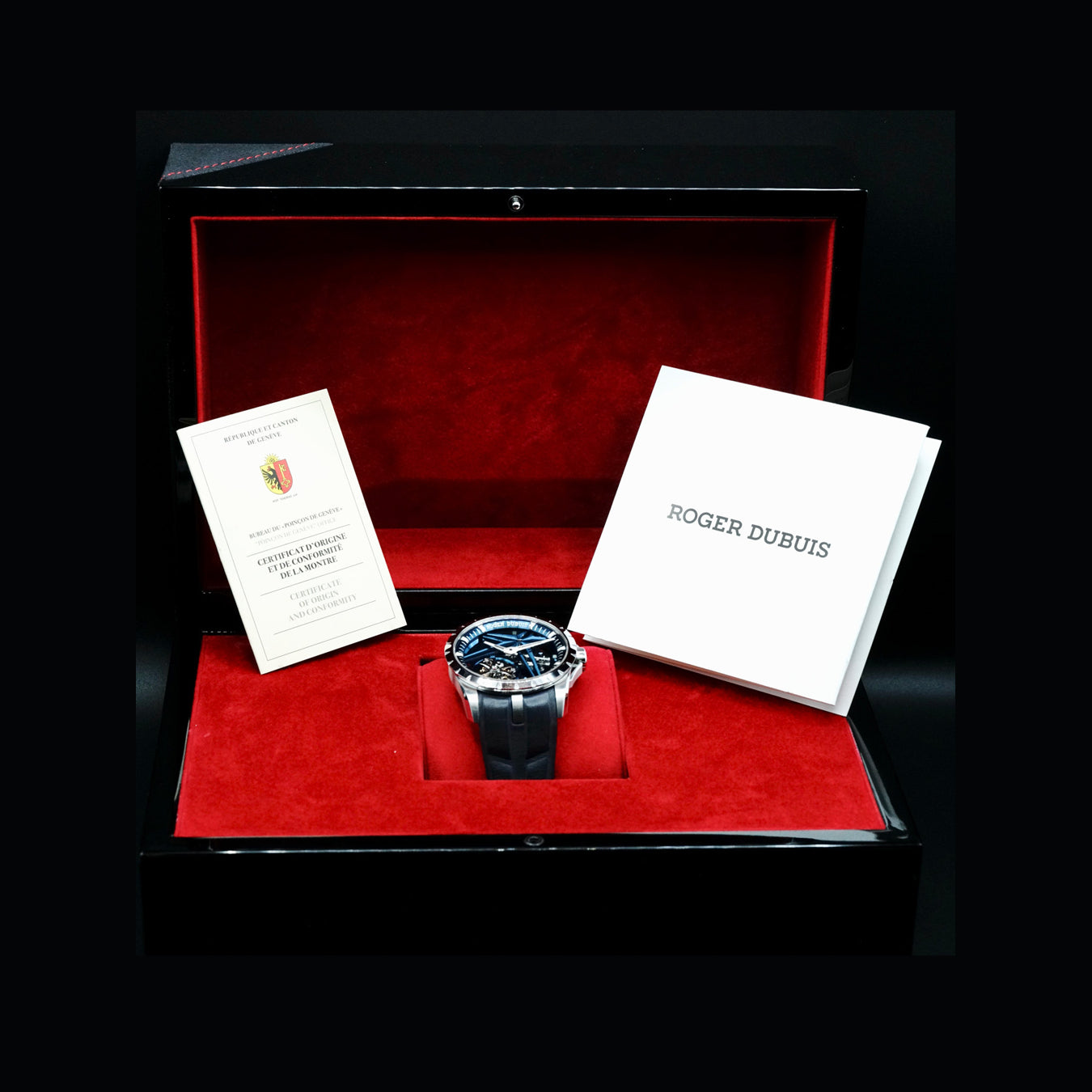 Roger Dubuis DBEX0838 Excalibur Monotourbillon Cobalt 42mm