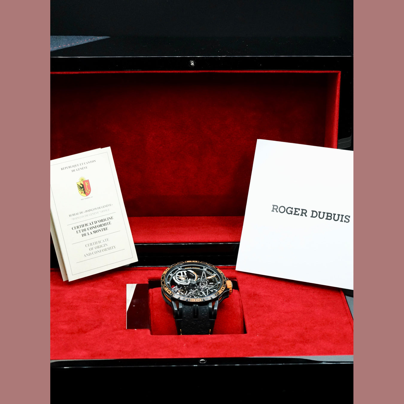 Roger Dubuis DBEX0704 Excalibur Spider Pirelli Edition Titanium 45mm