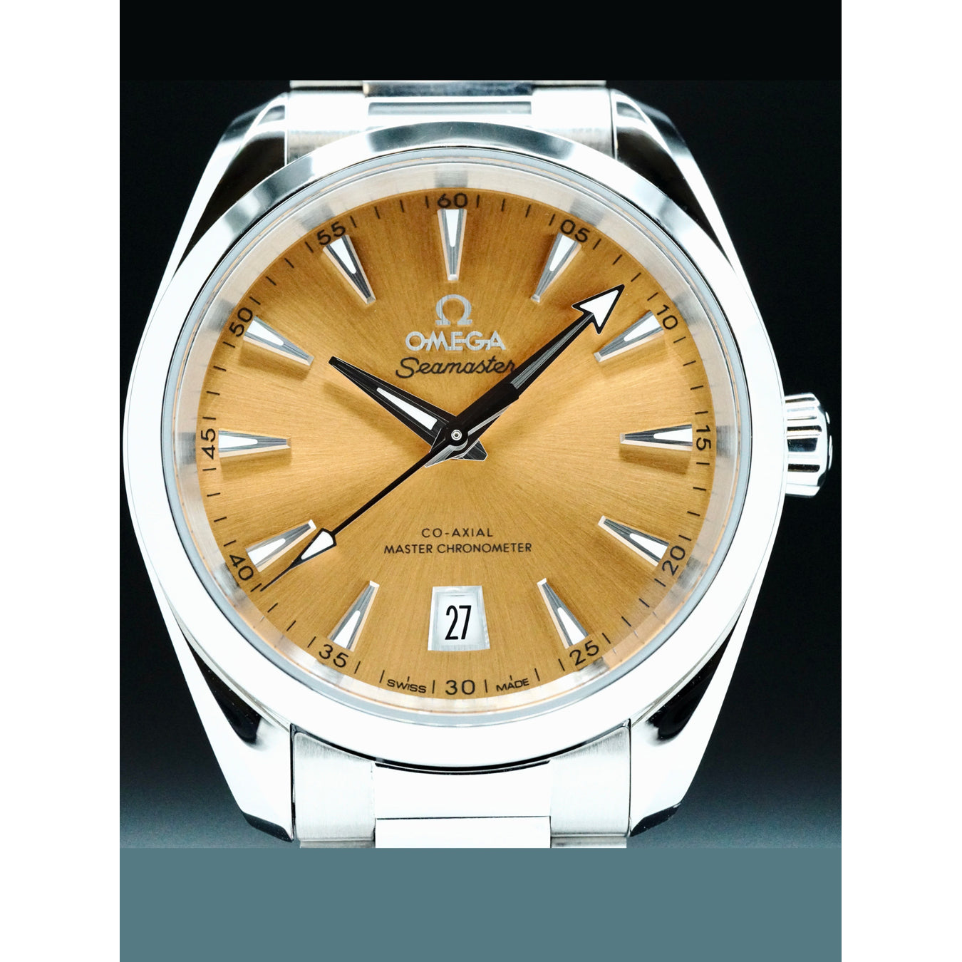 Omega 220.10.38.20.12.001 Aqua Terra 150M Coaxial Master Chronometer Terracota Dial 38mm