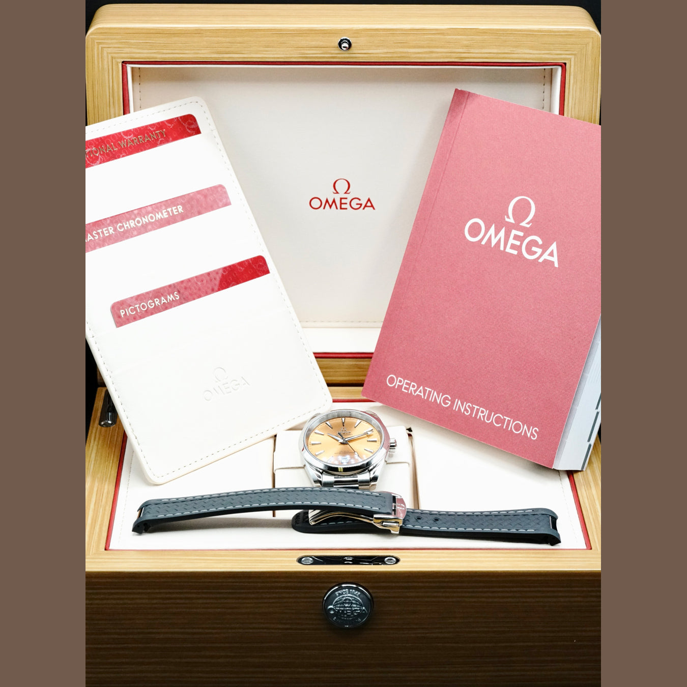 Omega 220.10.38.20.12.001 Aqua Terra 150M Coaxial Master Chronometer Terracota Dial 38mm