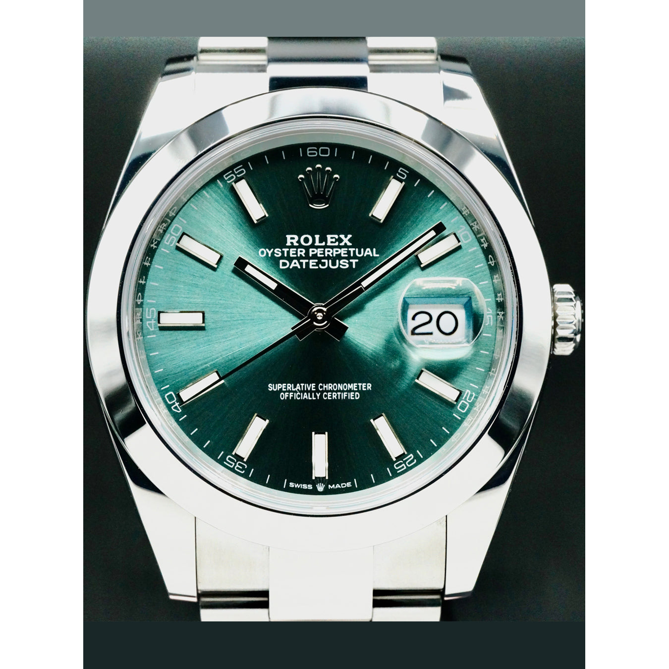 Rolex 126300 Datejust 41 Green Dial