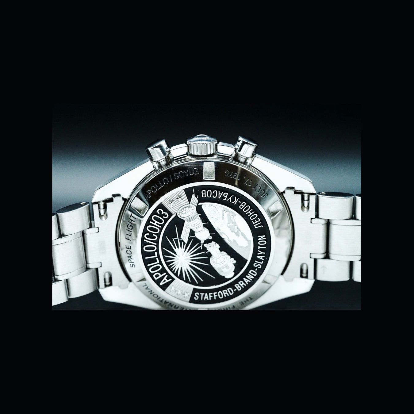 Omega 311.30.42.30.99.001 Speedmaster Professional Moonwatch Apollo Soyuz Meteorite
