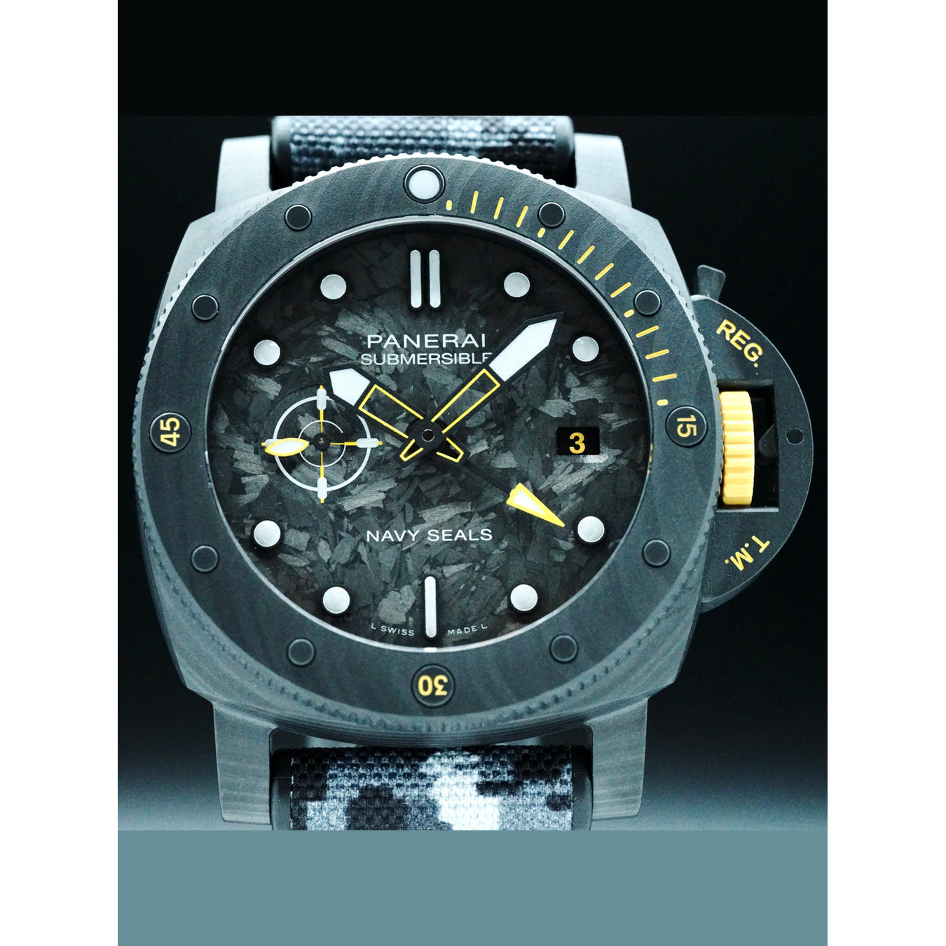 Panerai PAM01324 Submersible GMT Carbotech Navy Seals