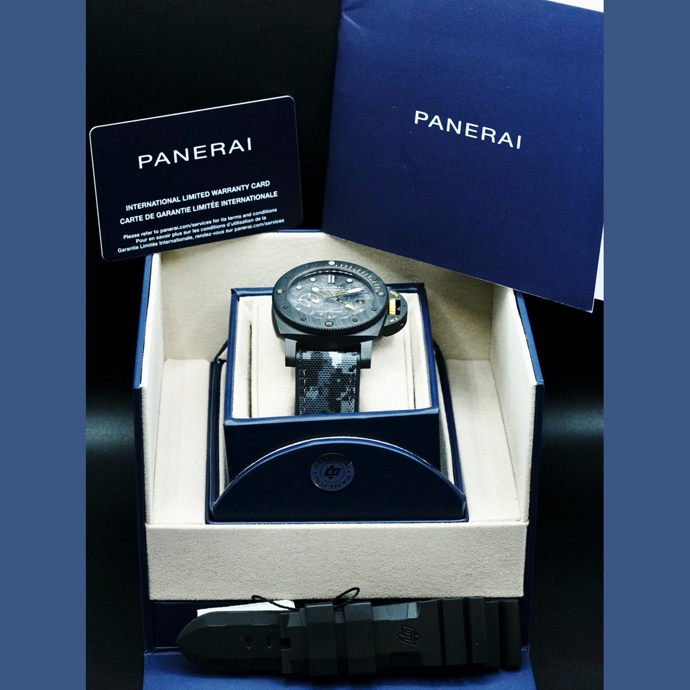 Panerai PAM01324 Submersible GMT Carbotech Navy Seals