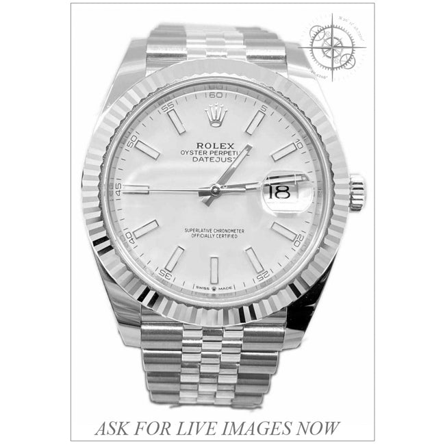 Rolex 126333 Datejust 41mm Yellow Gold Steel Champagne Dial Jubilee