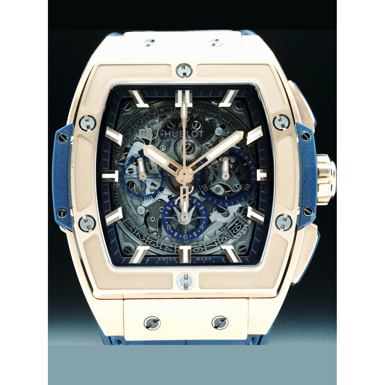 Hublot 641.OX.7180.LR Spirit of Big Bang King Gold Blue 42mm