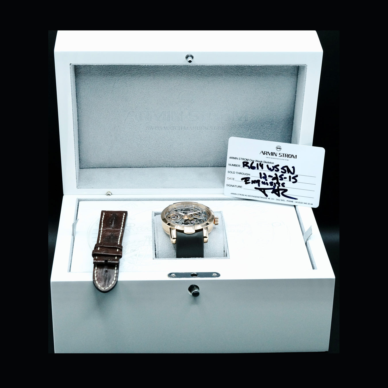 Armin Strom One Week Skeleton RG14-WS.5N