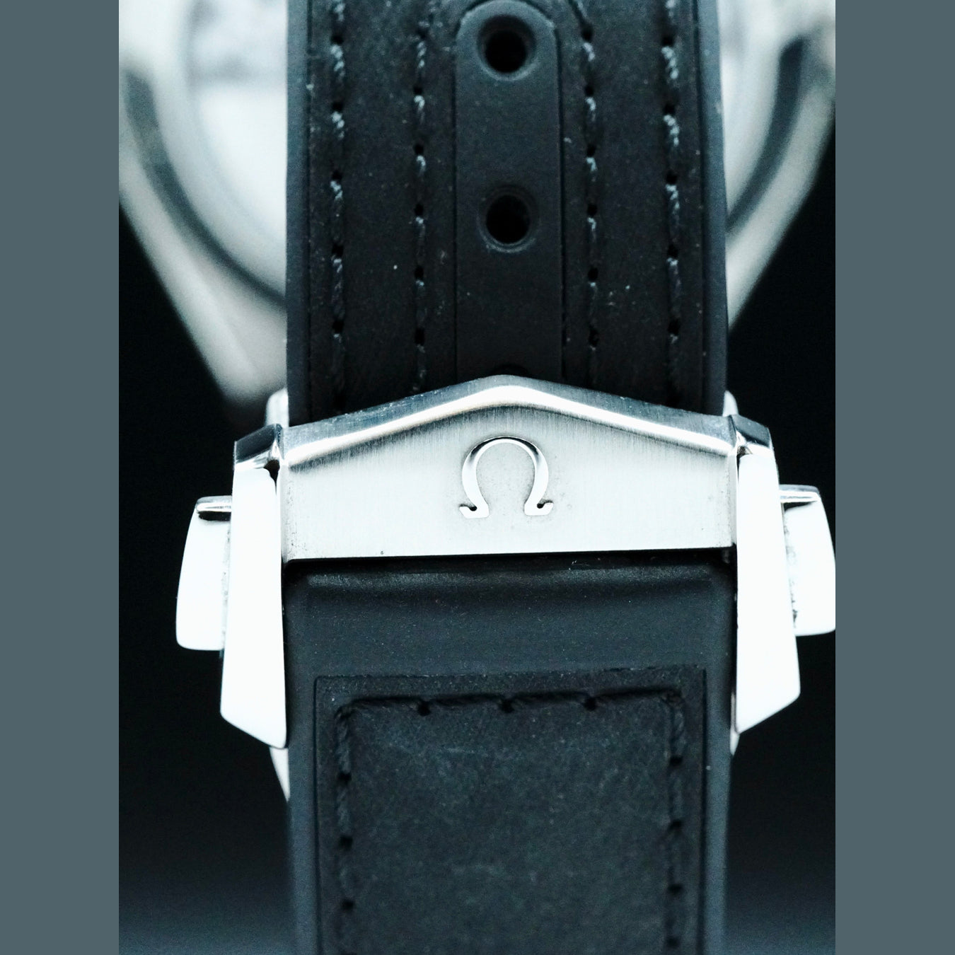 Omega 131.30.41.21.99.001 Constellation Steel on Black Rubber Strap 41mm