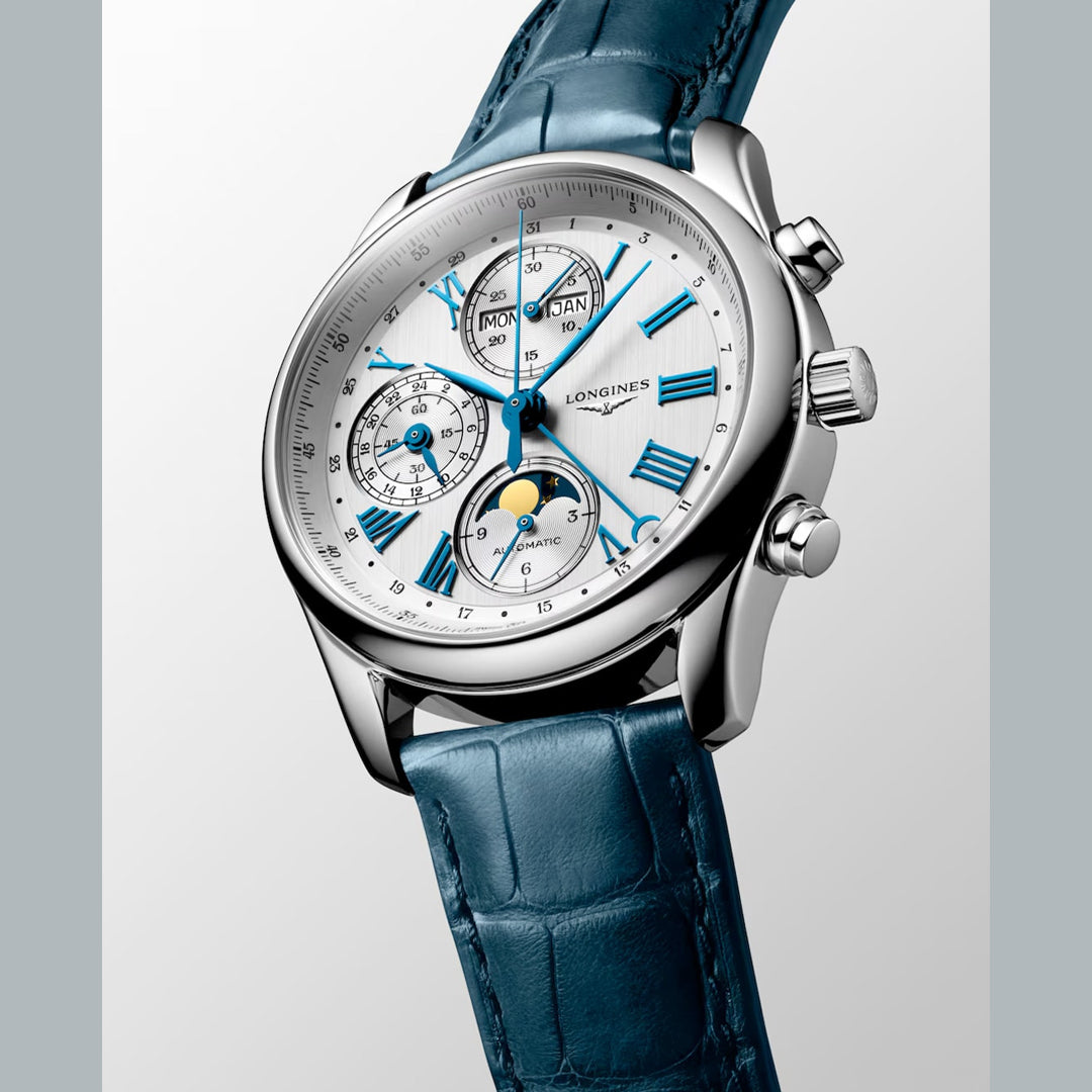 Longines L2.673.4.71.2 Master Collection 40mm Chrono Moonphase