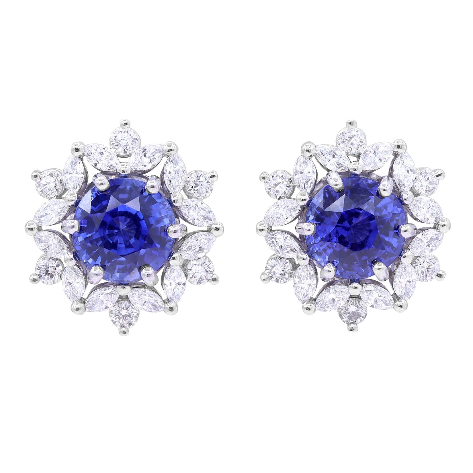 Oscar Heyman Sapphire Earrings 707010