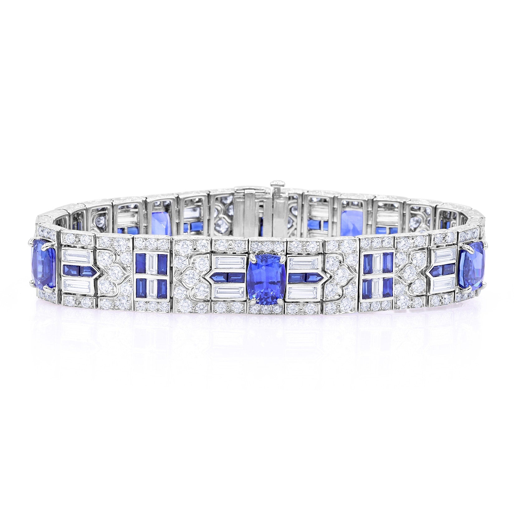 Oscar Heyman Sapphire & Diamonds Bracelet 804632