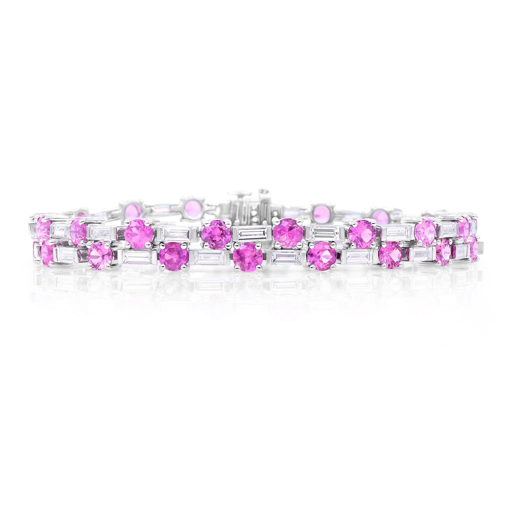 Oscar Heyman Pink Sapphire Boolean Bracelet 804699