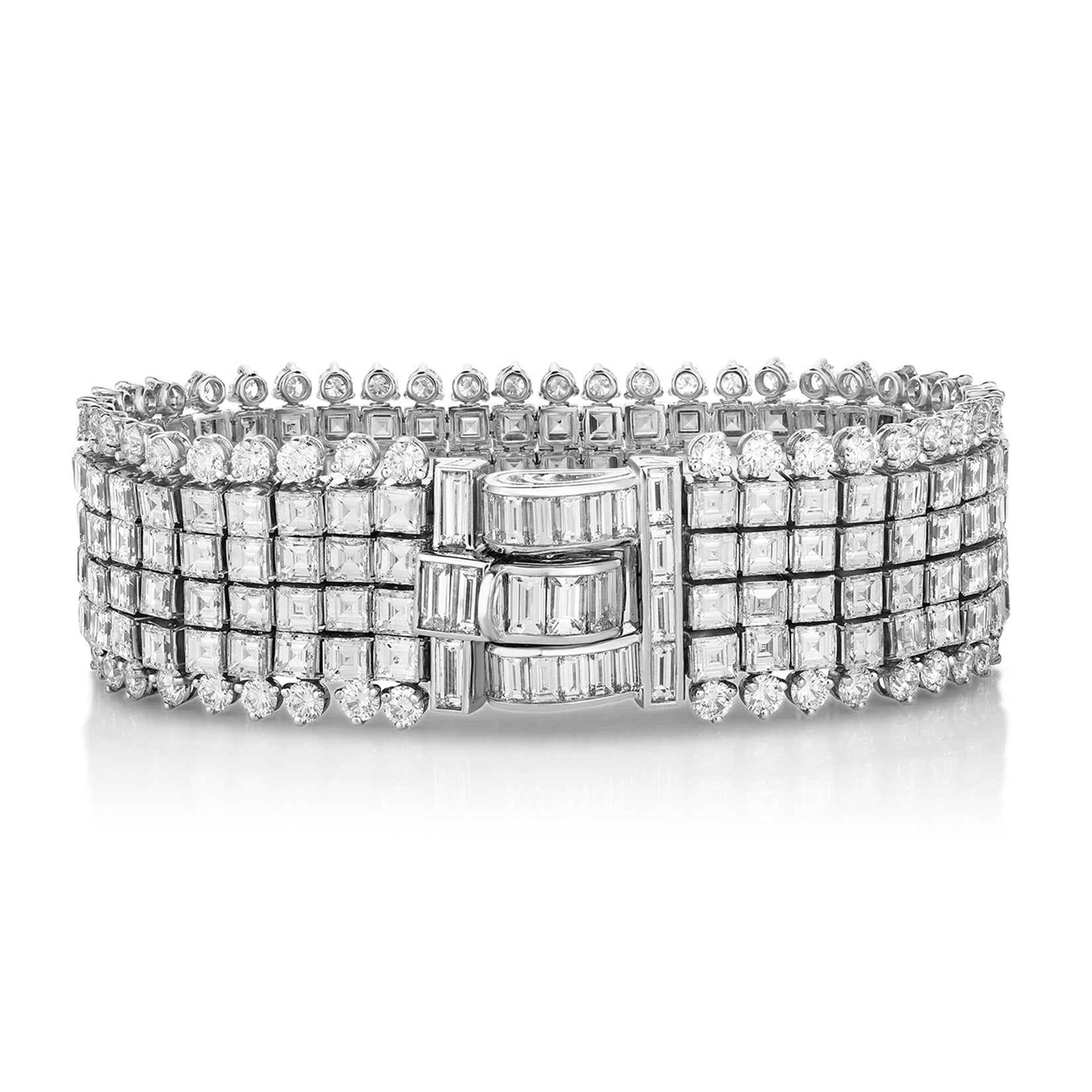 Oscar Heyman Invisibly Set Diamonds Bracelet 804443