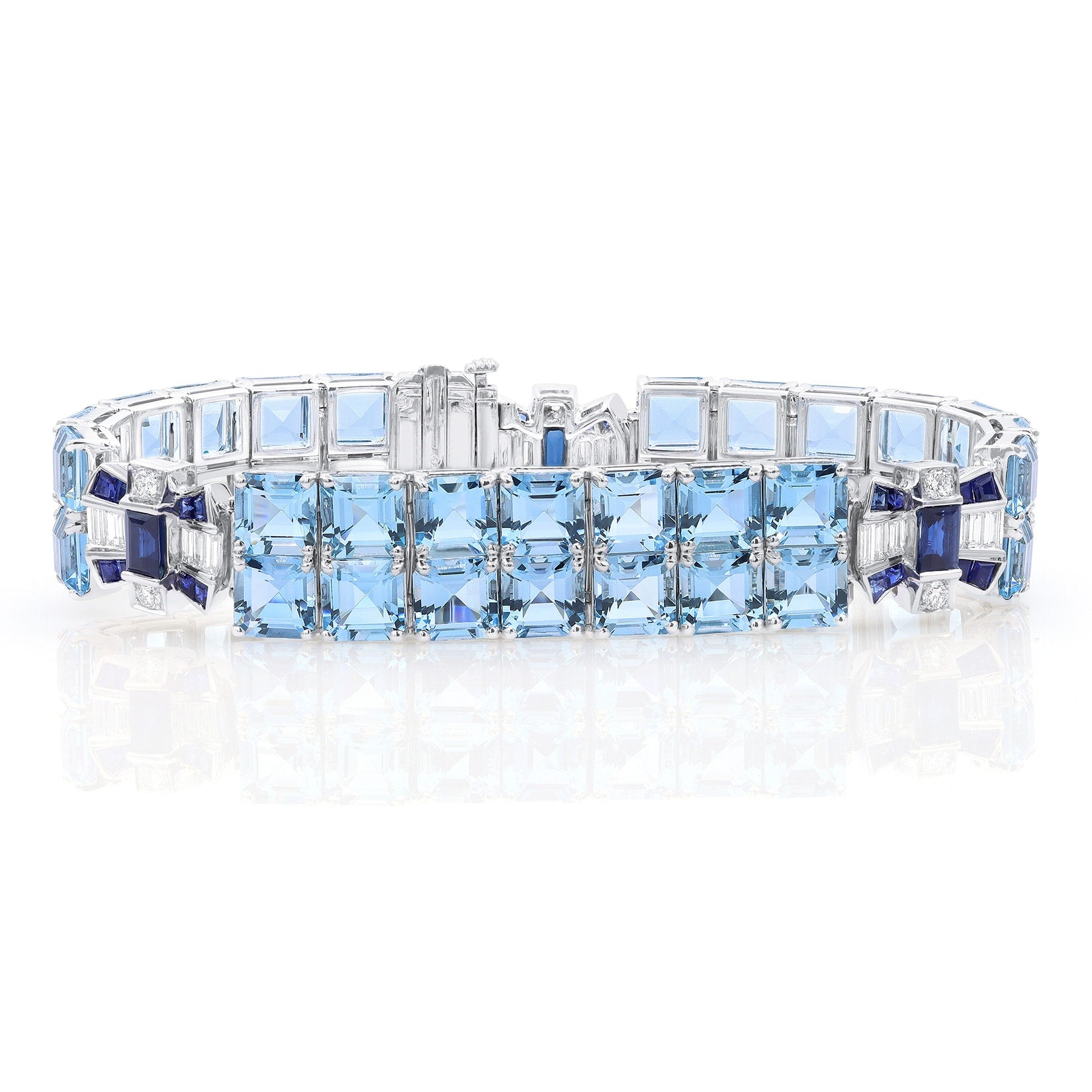 Oscar Heyman Aquamarine Bow Bracelet 804652