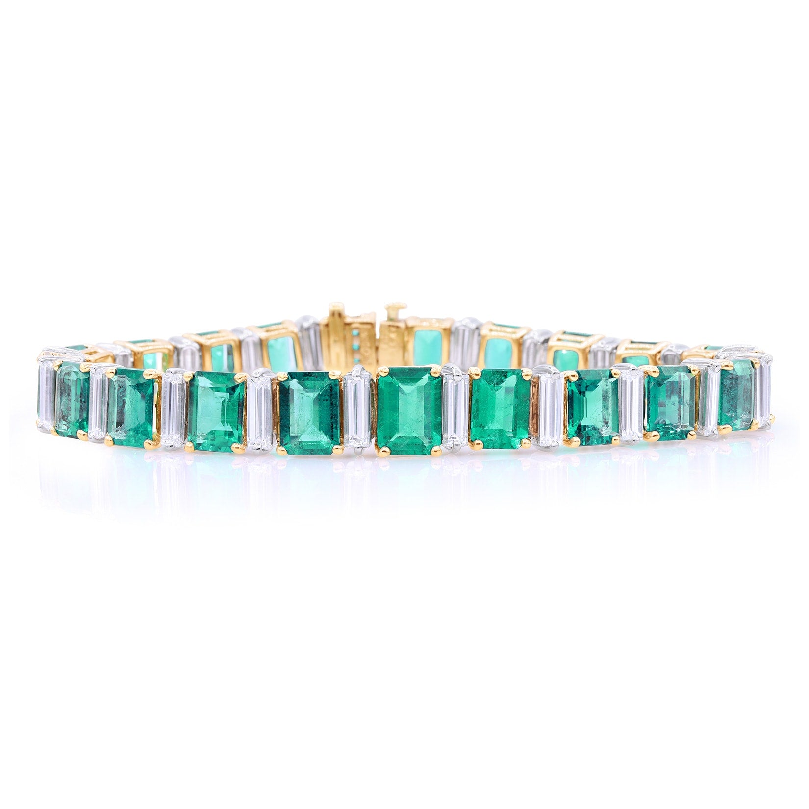 Oscar Heyman Emerald Bracelet 804687