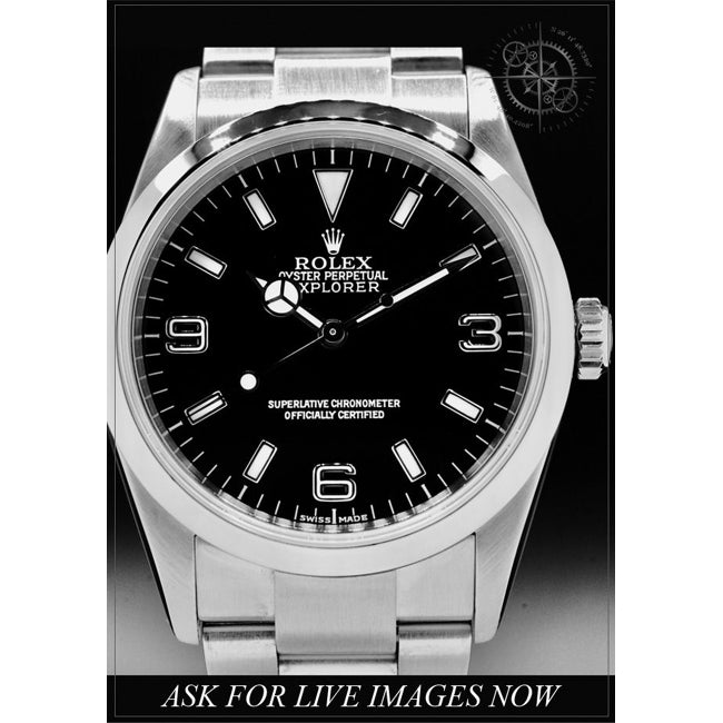 Rolex 114270 Explorer Black Dial Oyster Band 36MM